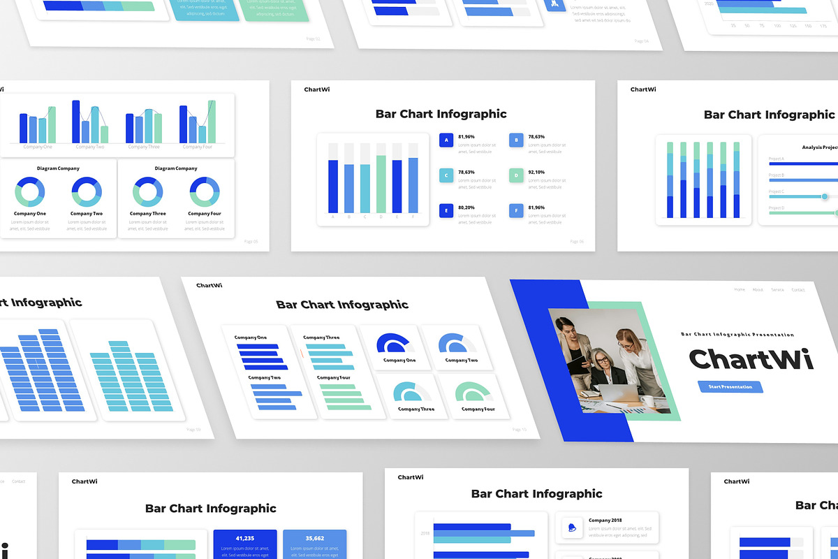 ChartWi - Bar Chart Keynote Template, a Presentation Template by GraphauseProject (Photo 6 of 6)