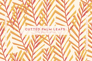 Cutted Palm Leafs