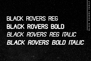 Black Rovers - Headline Sans Family, a Sans Serif Font by Pandanwangi (Thumbnail 2 of 10)
