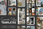Canva Instagram Summer Templates, a Social Media Template by lerinartstudio (Thumbnail 1 of 7)