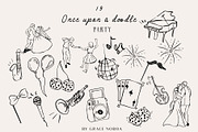 Whimsical doodle Line art svg vector, a Decorative Illustration by Grace Noboa Illustrations (Thumbnail 9 of 19)