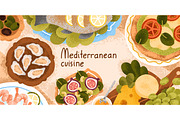 Mediterranean cuisine, food banners, a Food Illustration by Good Studio (Thumbnail 4 of 7)