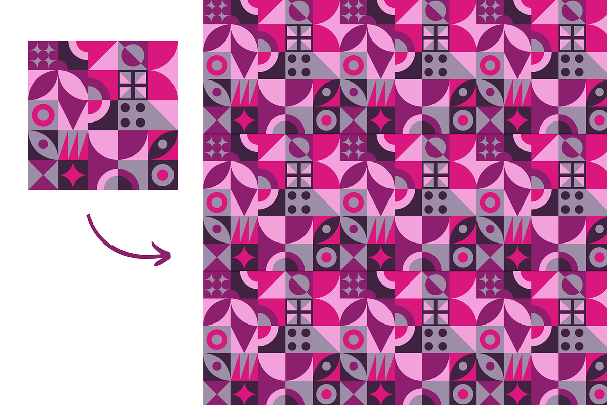Neo Geo Abstract Geometric Pattern, a Pattern Graphic by ItsReksita Pattern (Photo 6 of 10)