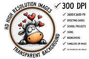 Funny Peeking Valentine Cow Clipart, an Illustration by Craft Nest (Thumbnail 4 of 11)