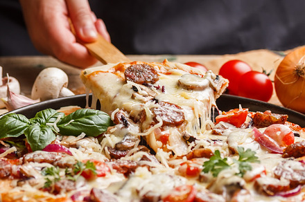 Pizza Containing Cheese Cherry Tomato And Cuisine preview 6