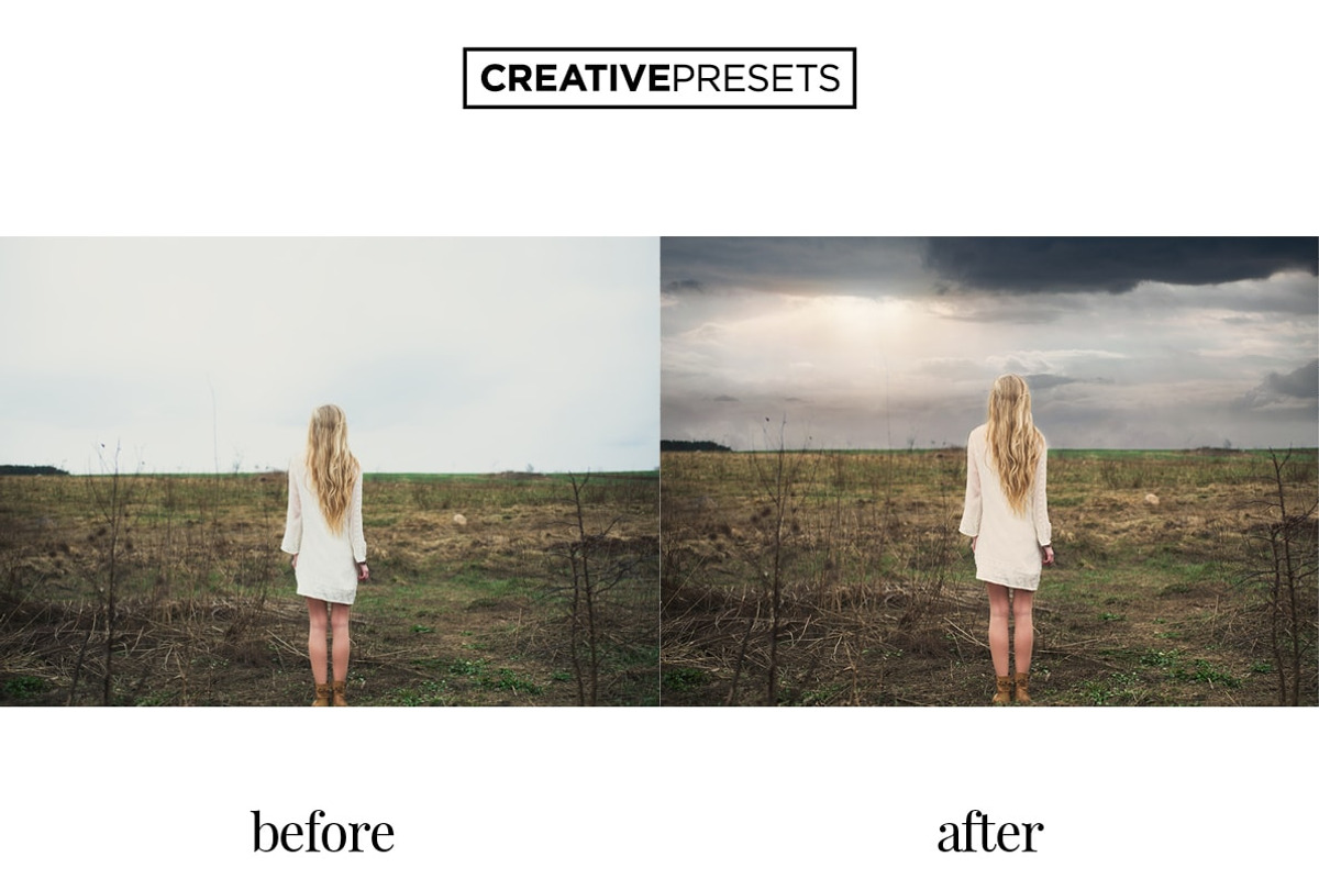 30 Cloudy Sky Overlays, a Layer Style Add-On by CreativePresets.com (Photo 9 of 9)