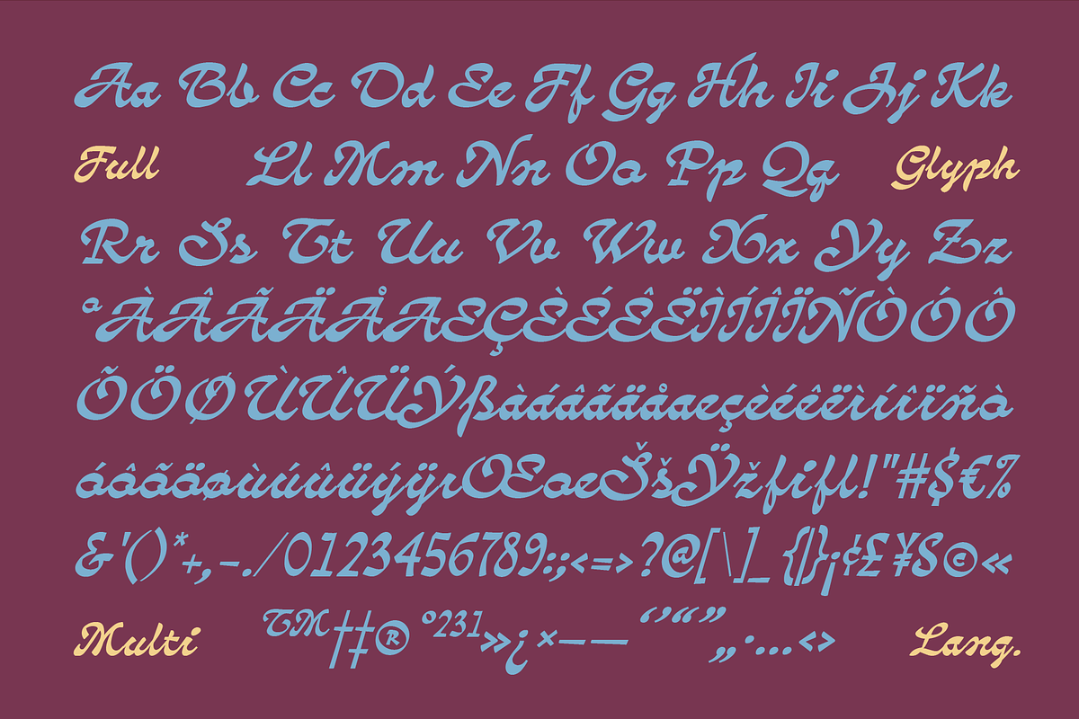 SFC Zurich Plaza, a Script Font by Skilline Supply Co. (Photo 4 of 10)