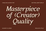Casale Del Natura Font, a Serif Font by Marvadesign (Thumbnail 11 of 13)