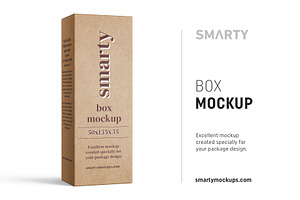 Box Mockup 50x135x35