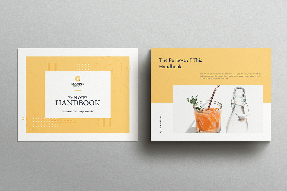 Employee Handbook CANVA Template, a Magazine Template by TemplatesForest (Photo 5 of 8)