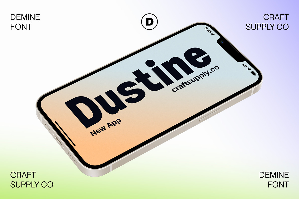 Demine – Condensed Bold Sans Serif, a Sans Serif Font by Craft Supply Co. (Photo 6 of 8)