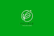 Abstract Linear Leaf Letter F Logo, a Branding & Logo Template by Signatoro (Thumbnail 3 of 3)