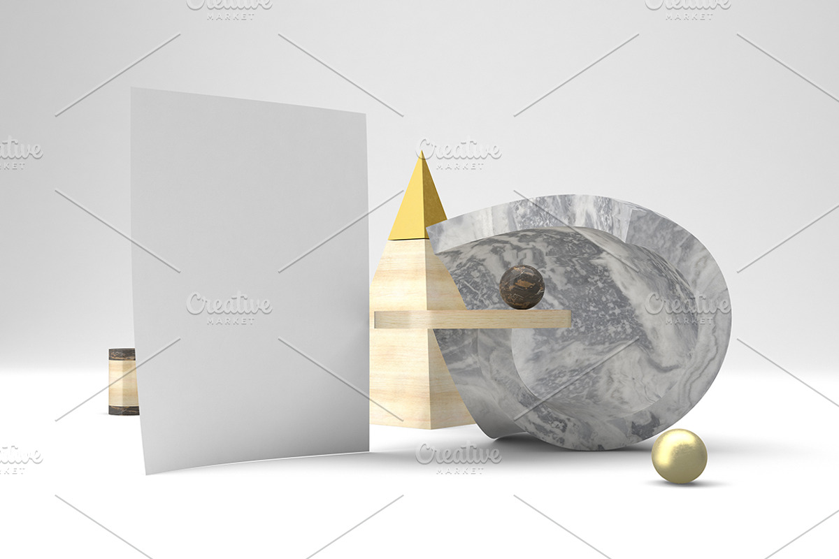 Abstract Flyer Mockup, an Advertising Mockup by Qaleb Studio (Photo 2 of 2)