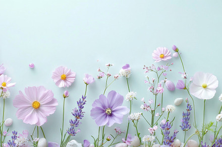 Elegant Floral Arrangements with Pastel Colors and Stones