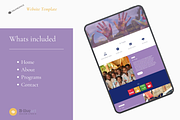 Non-profit Squarespace 7.1 Template, a Squarespace Template by Beliveart Studio (Thumbnail 3 of 4)