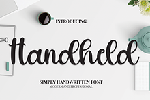 Handheld | Script Font