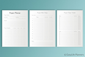 Project Planner A4 Size