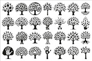 family handprint tree silhouette, an Illustration by Amazin_art (Thumbnail 1 of 29)
