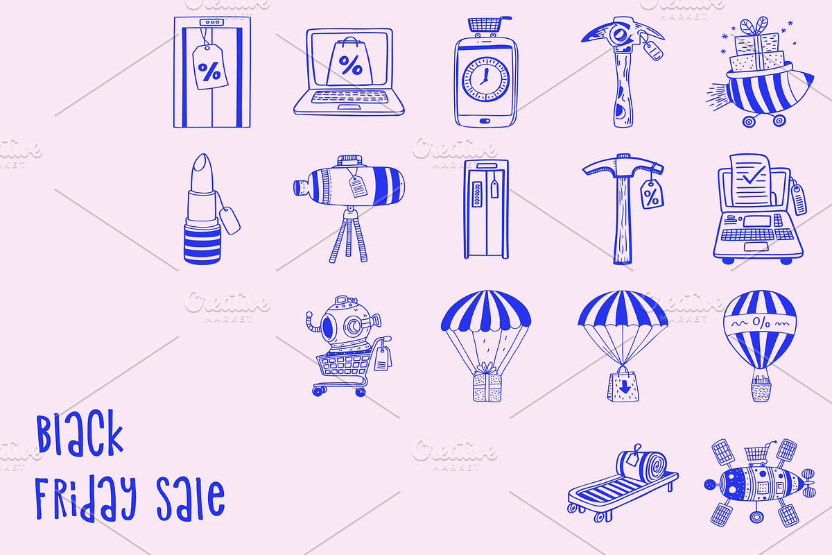 1001 Cute Doodles Bundle, an Object Illustration by Danil Polshin (Photo 6 of 65)