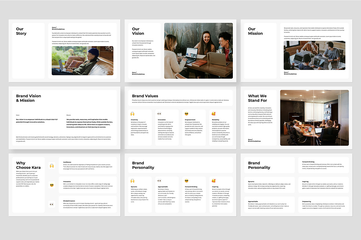 KARA - Brand Guidelines Keynote, a Presentation Template by Gaize (Photo 6 of 10)