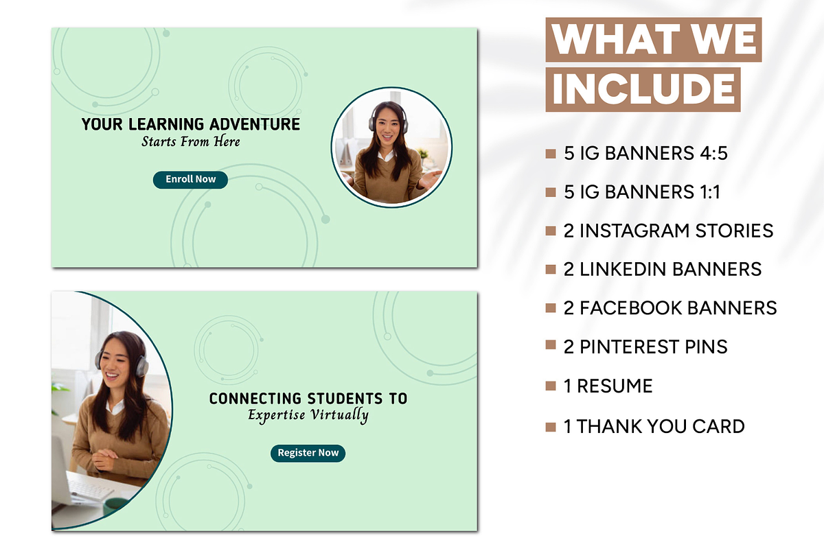 Online Tutoring Canva Templates, a Social Media Template by Branding by Kellsey (Photo 3 of 6)