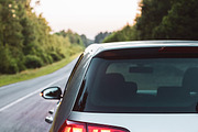 rear window mockup vinyl car sticker, a Mockup by VetalStock (Thumbnail 2 of 5)
