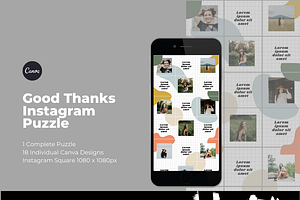 Instagram Puzzle: Good Thanks