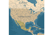 Vector World Map - Large&Detailed, a Decorative Illustration by PorcuPen Works (Thumbnail 4 of 8)