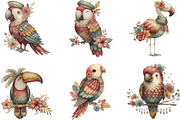 Whimsical Summer Tropical Bird, an Illustration by Designking (Thumbnail 4 of 5)