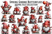 Whimsical Spring Gnome Butterflies, an Illustration by Dream Creation (Thumbnail 1 of 7)