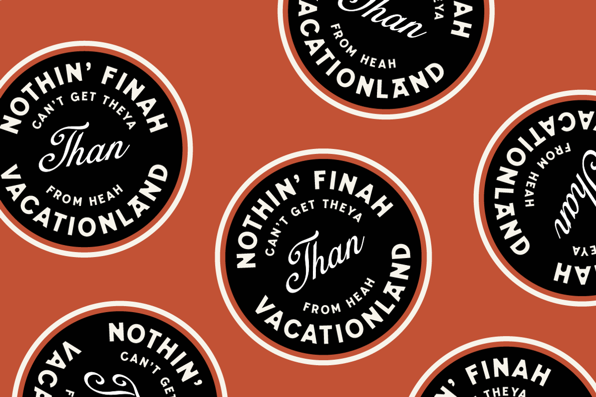 Vacationland, a Sans Serif Font by Abby Swain Design (Photo 2 of 10)