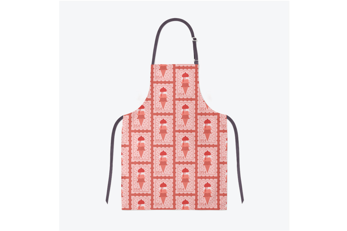 Ice Cream Stamp Seamless Pattern, a Pattern Graphic by K McCormack Designs (Photo 3 of 4)