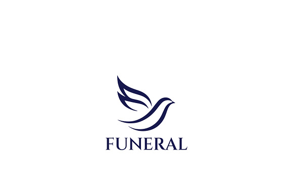 Minimalist Funeral Logo