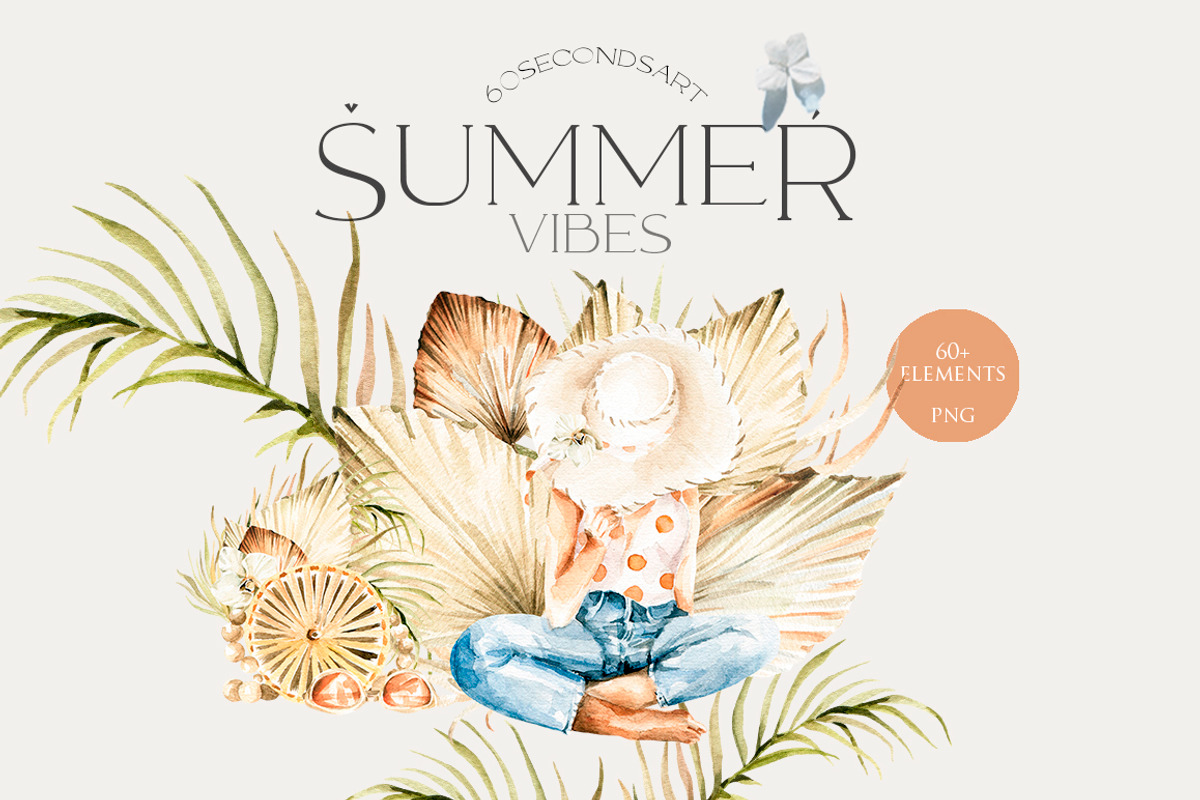 Watercolor Graphic Bundle, an Animal Illustration by 60secondsArt