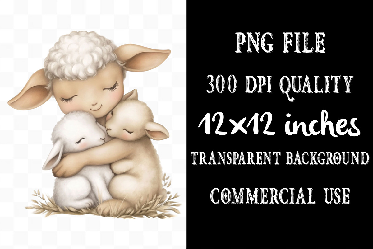 Mom and Baby Animals Clipart Bundle, an Animal Illustration by Designking (Photo 4 of 5)