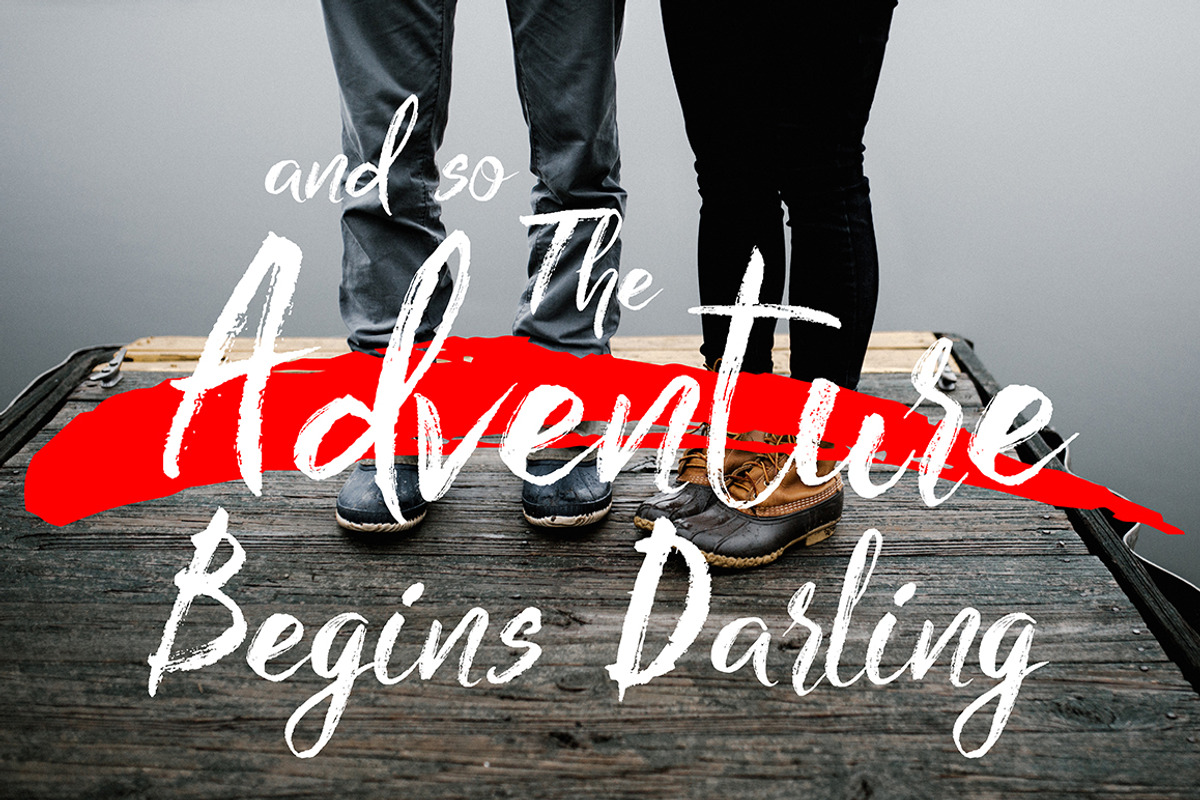 Madhouz, a Script Font by Tipo De Fábrica (Photo 5 of 6)