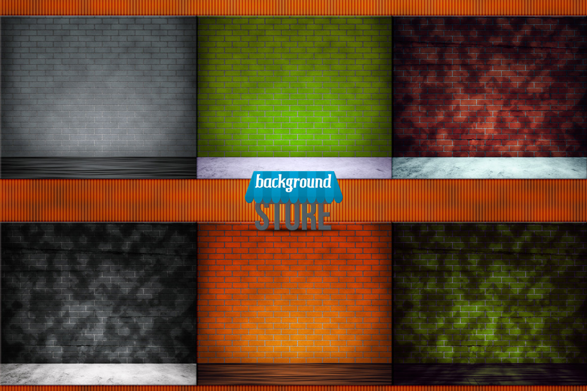 Brick Wall Background preview 2