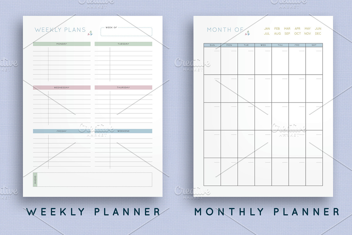 Planner: Daily, Weekly, Monthly, a Stationery Template by Nautical Notebooks (Photo 3 of 4)
