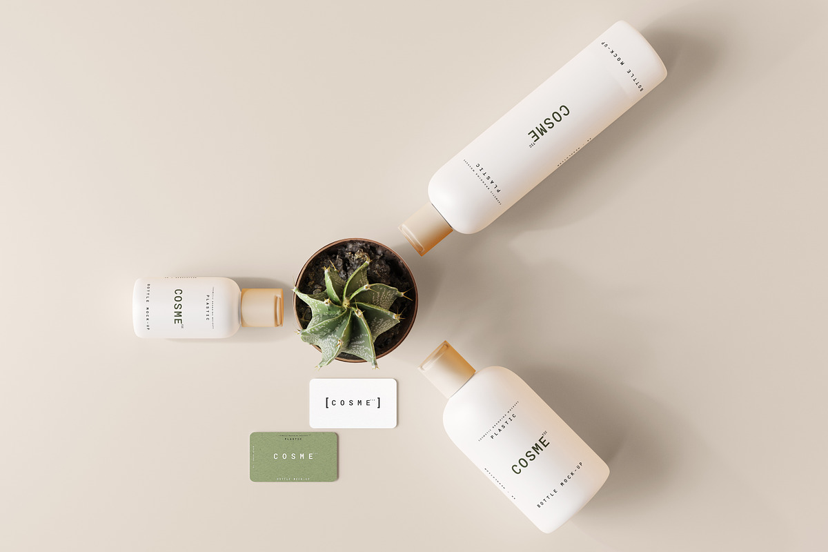 Disc Top-Cap Bottle Mockup Bundle, a Cups & Container Mockup by pmvch (Photo 10 of 60)