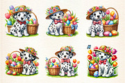 Dalmatian puppy dog Clipart, an Illustration by DreamArtGraphic (Thumbnail 2 of 4)