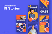 Creative Event Instagram Stories, a Social Media Template by Louds Studio (Thumbnail 3 of 6)