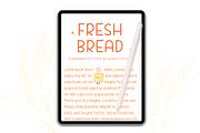 Fresh Bread | Cute Handwriting Font, a Handwritten Font by EGAFontStudio (Thumbnail 6 of 9)