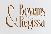 Bikems Modern Serif Typeface, a Serif Font by Alfinart (Thumbnail 2 of 10)