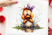 Whimsical Spring Clipart Bundle, an Illustration by designcity5 (Thumbnail 4 of 5)