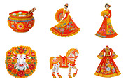 Chinese New Year Clipart, an Illustration by CreationArt (Thumbnail 5 of 6)