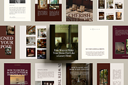 Moody Social Media Templates, a Social Media Template by Brand & Bloom (Thumbnail 4 of 15)