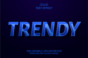 Text Effect Trendy