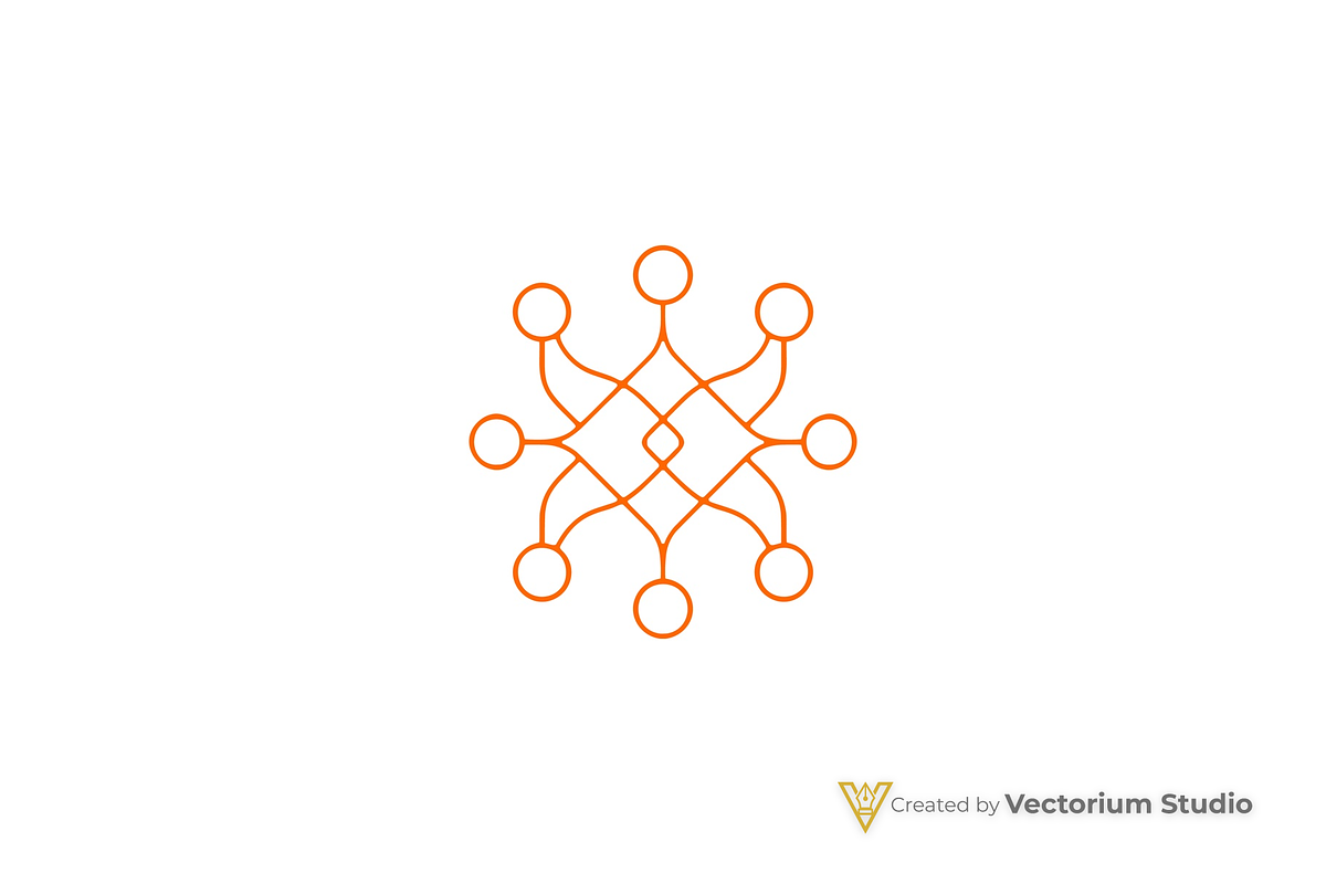 Network Abstract Geometric Logo, a Branding & Logo Template by Vectorium Studio (Photo 13 of 16)