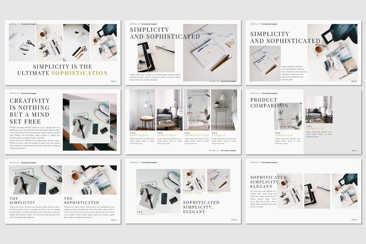MNMLST - Keynote Template, a Presentation Template by deasign (Photo 5 of 10)