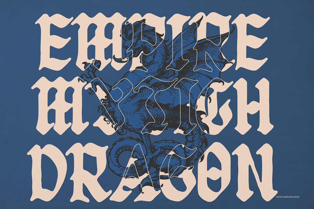 Candlix | Blackletter Typeface, a Blackletter Font by Denustudios (Photo 6 of 12)